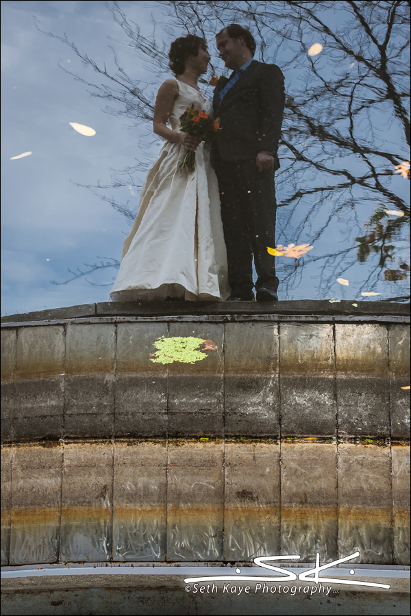 UMass Wedding Portrait