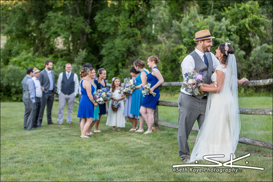 wedding party portrait